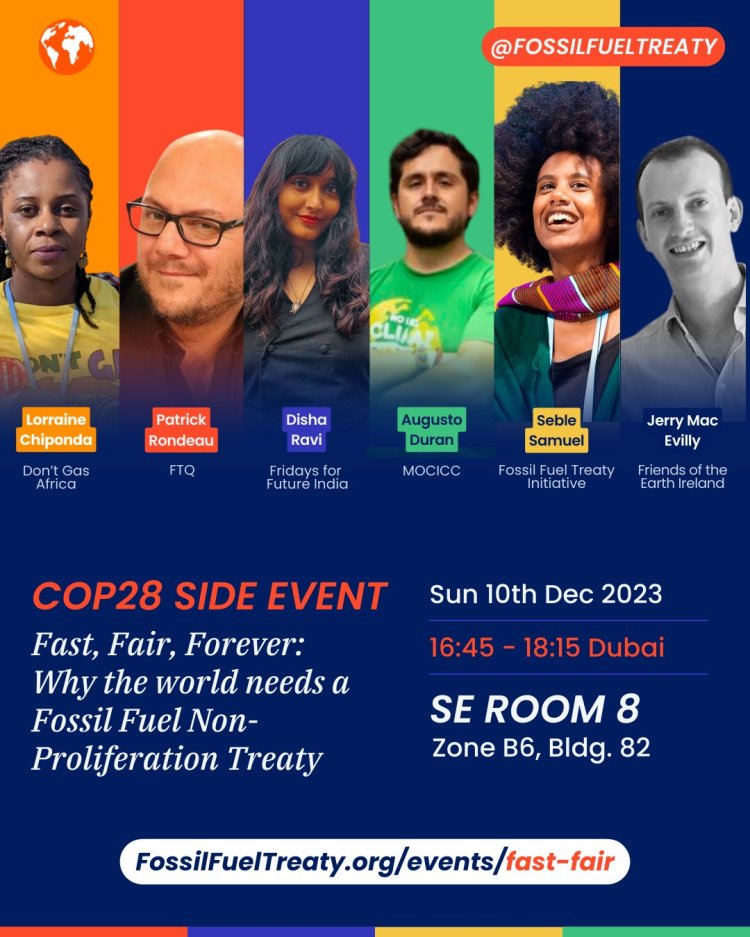 COP28 Fossil Fuel Non Proliferation Treaty